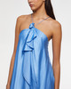Acne Studios Blouse Halter Satin Blue 34