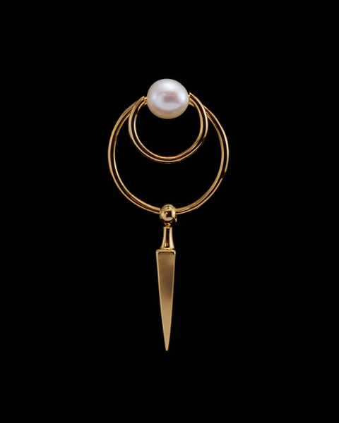 Poison Pearl Earing Gold ONESIZE 1