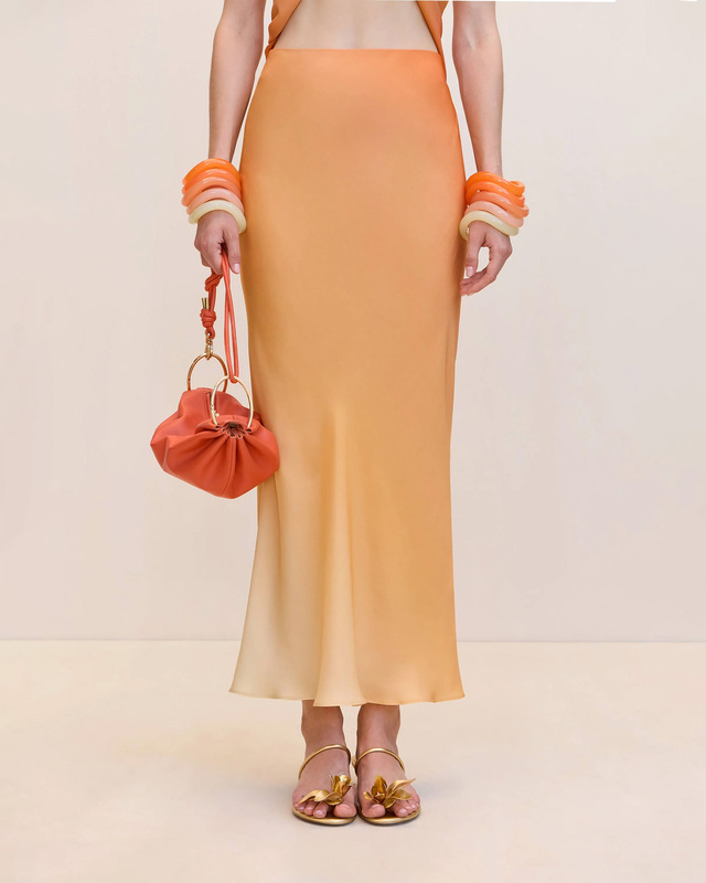 Cult Gaia Skirt Chantel Orange M