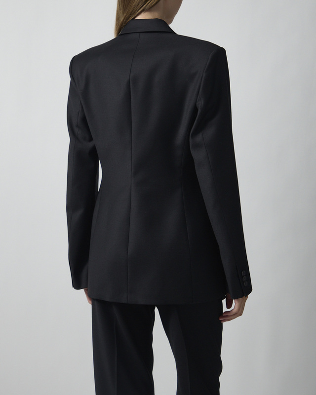 Dagmar Blazer Fitted Wool Black 36