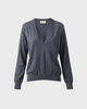 Wakakuu Icons Sweater Angler Merino Wool V-Neck Grey XL