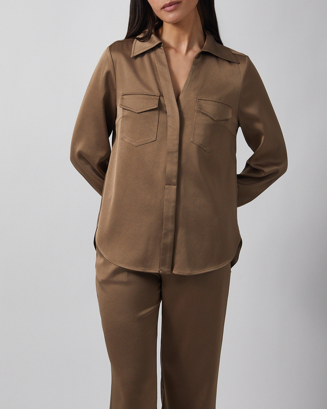 Wakakuu Icons Blus Maria Mocca XL