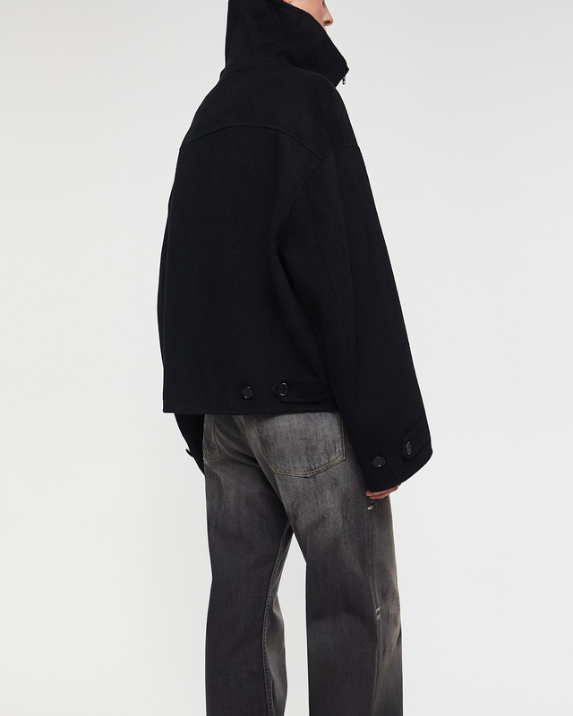 Acne Studios Jacket Wool Zip Black 38