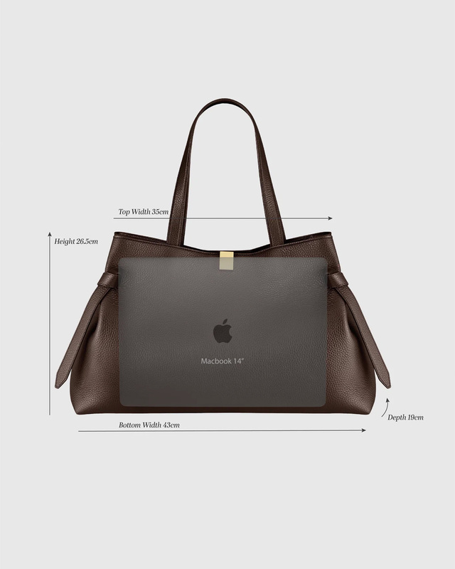 Yuzefi Toteväska Gyoza Smooth Leather Svart ONESIZE