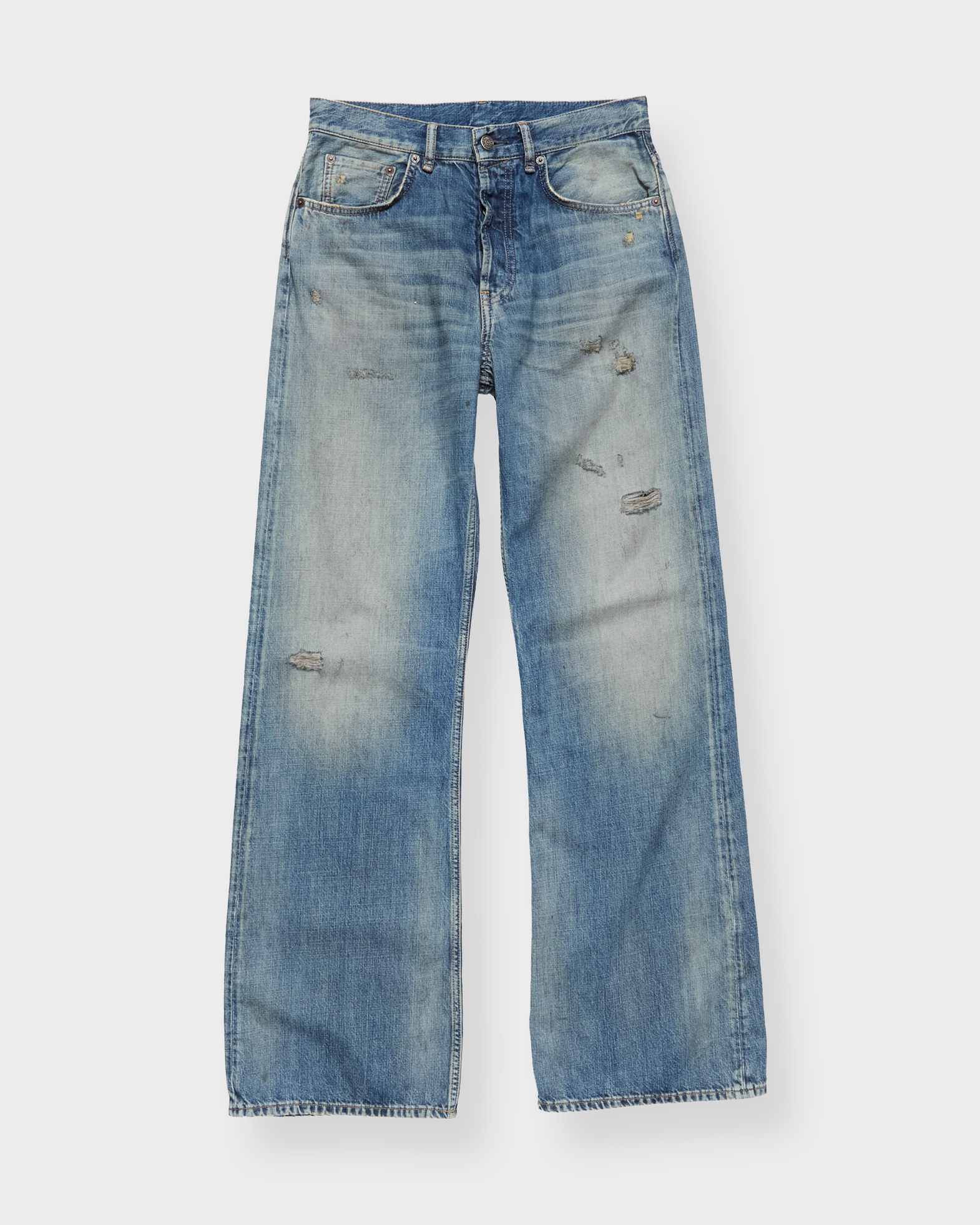 Acne Studios Women's Blue Jeans 2021F Daybreak W28/L32