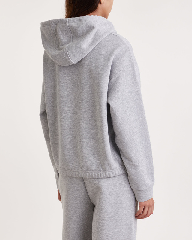 Moncler Sweatshirt Felpa Con Cappuccio Grå S