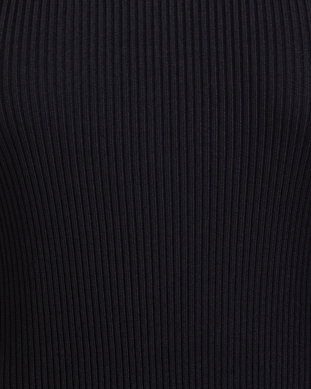 Ganni Klänning Melange Open Back Midi Svart XL