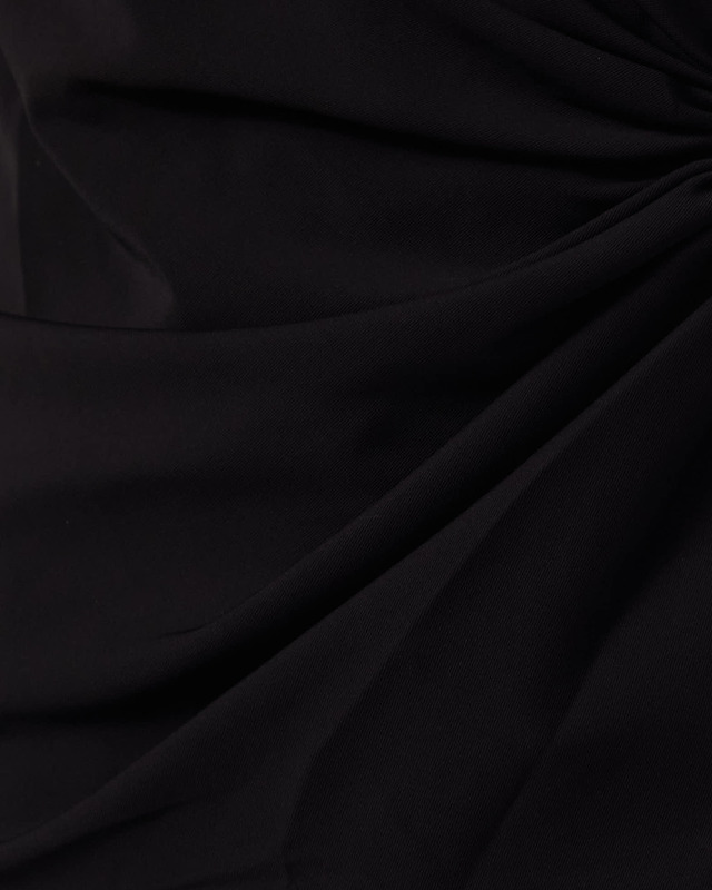 Malina Top Mailey Jersey Brooch Long Sleeve Black XS