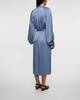 Filippa K Klänning Belted Long Sleeve  Blå 42