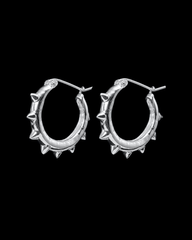 Maria Nilsdotter Örhänge Spikey Hoop Silver ONESIZE