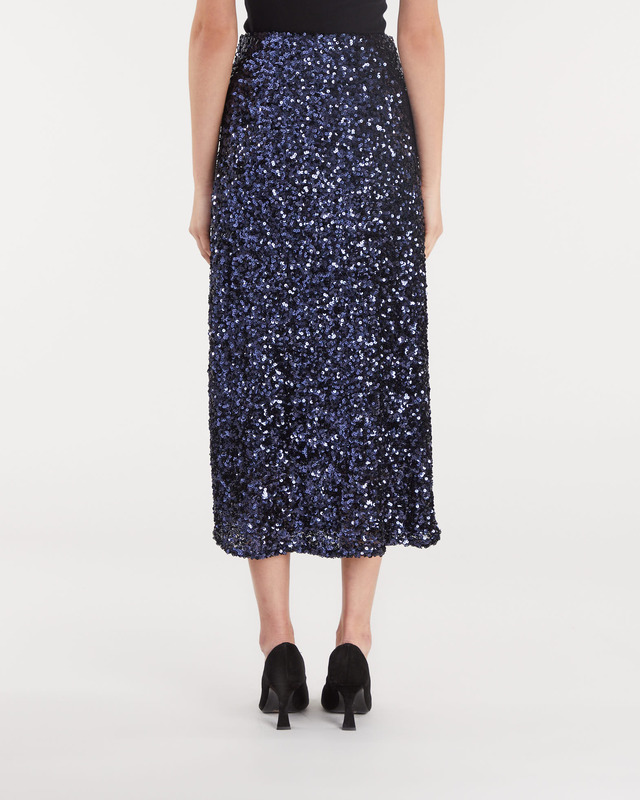 Wakakuu Icons Skirt Chloe Sequin  Navy S