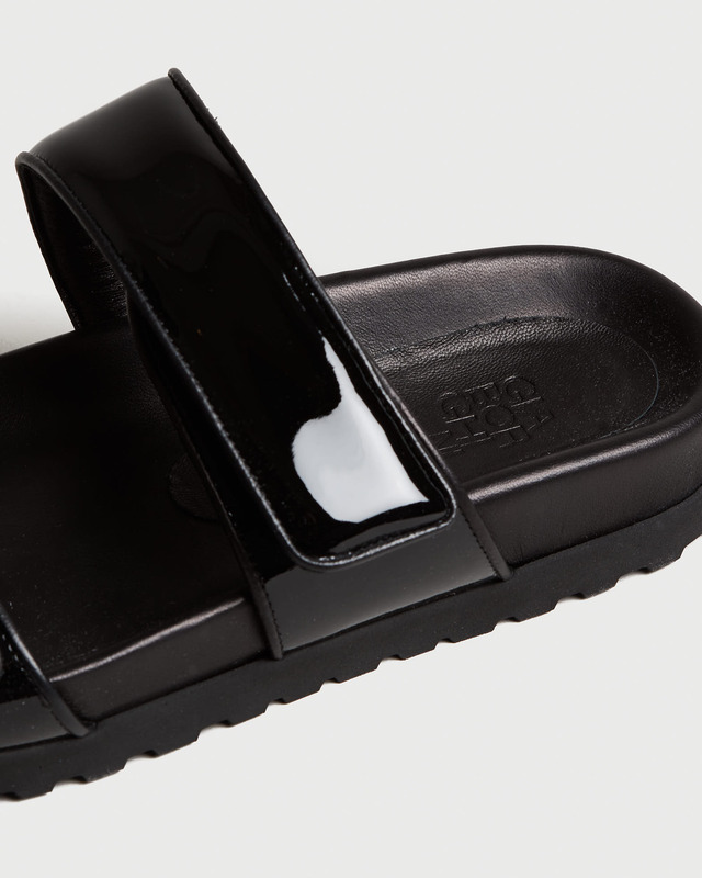 Gia Borghini Sandals Perni 11 Patent Black EUR 36