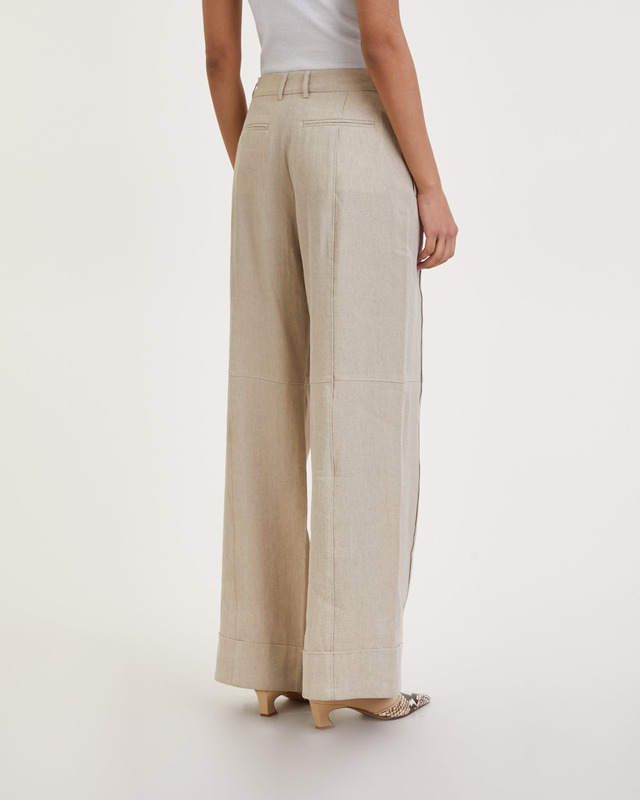 Acne Studios Byxor Tailored Linen Light sand 38