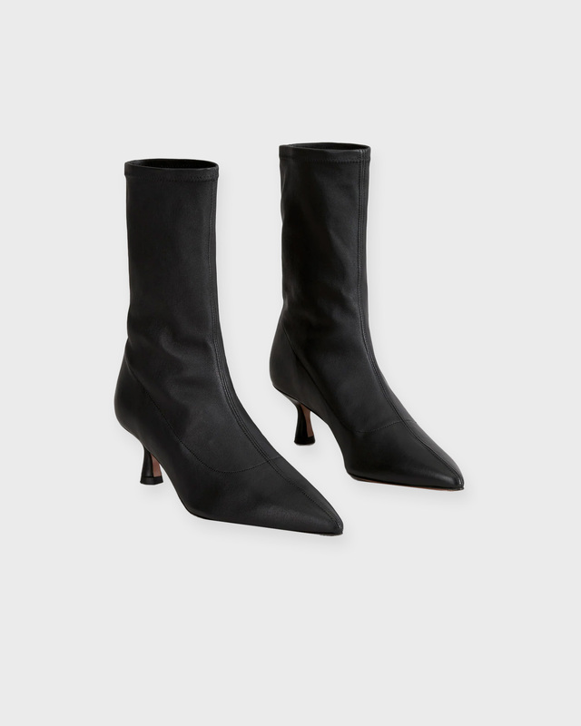 ATP Atelier Boots Cerone Black Nappa Stretch Svart EUR 39