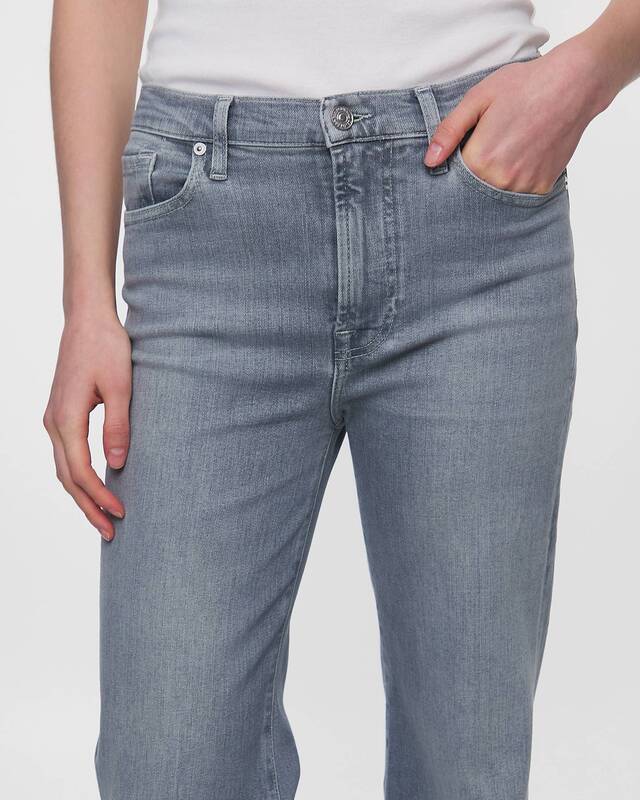 7 For All Mankind Jeans Modern Dojo Closing Act Light Grey  Ljusgrå 29