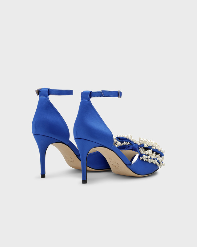 Custommade Marita Pearl Heel Blå EUR 38