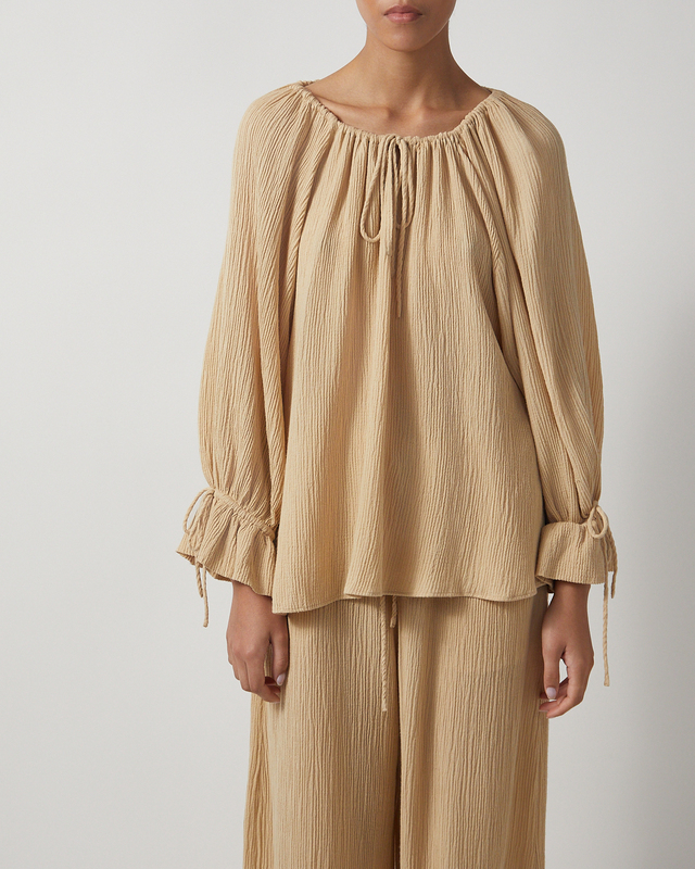 By Malene Birger Blouse Rose Weave Sand 34