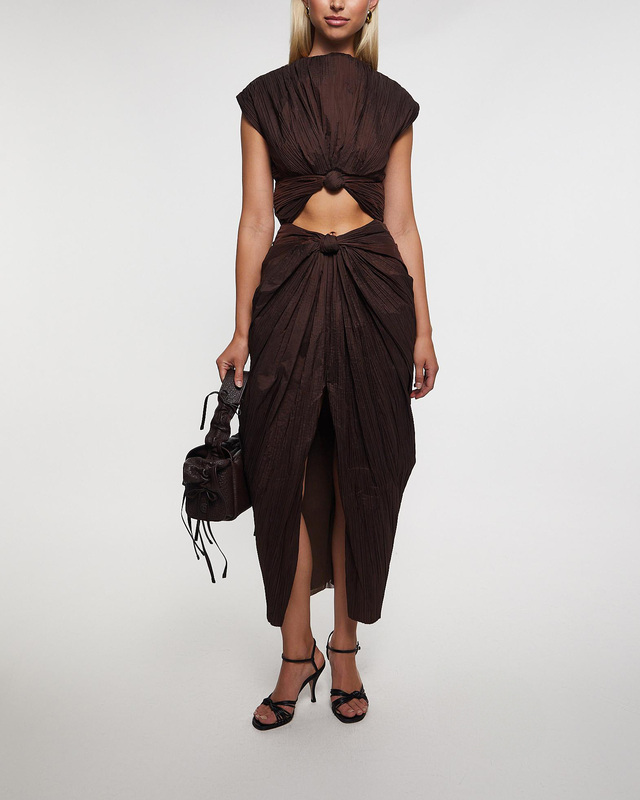 Cult Gaia Dress Inaya Brown US 2 ( EUR 34)