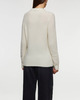 GANNI Tröja Brushed Alpaca O-Neck Egret L