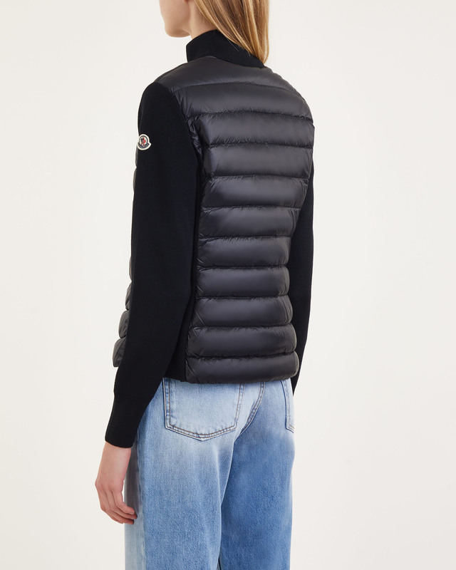 Moncler Cardigan Tricot Svart M