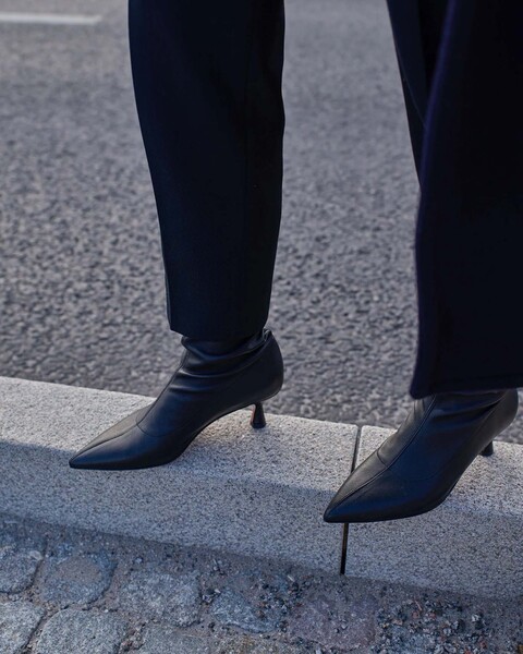 Boots Cerone Black Nappa Stretch Black 2