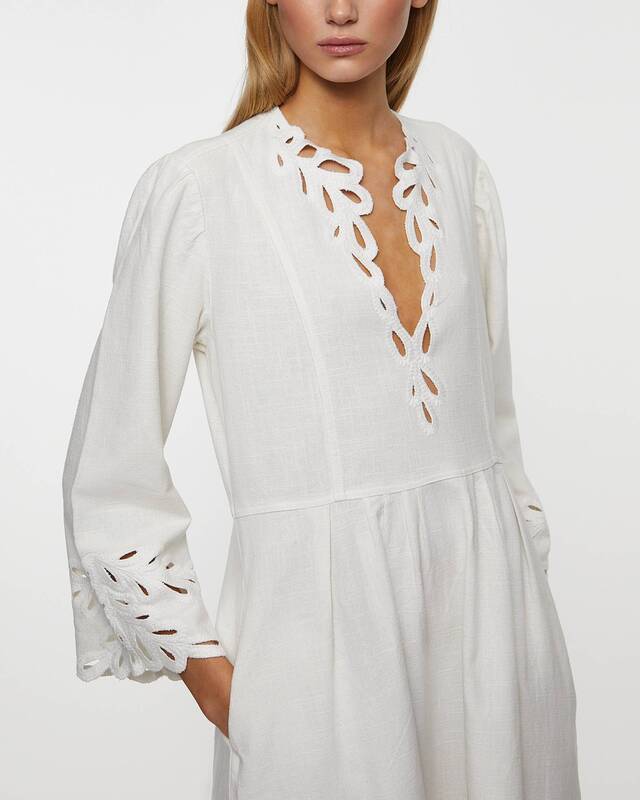 Isabel Marant Étoile Klänning Tianny Vit FR 36 (EUR 34)
