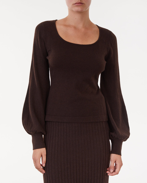 Top Sophie Knitted Brun 1
