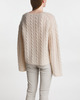 By Malene Birger Sweater Cierra Cable Knit Oyster XL