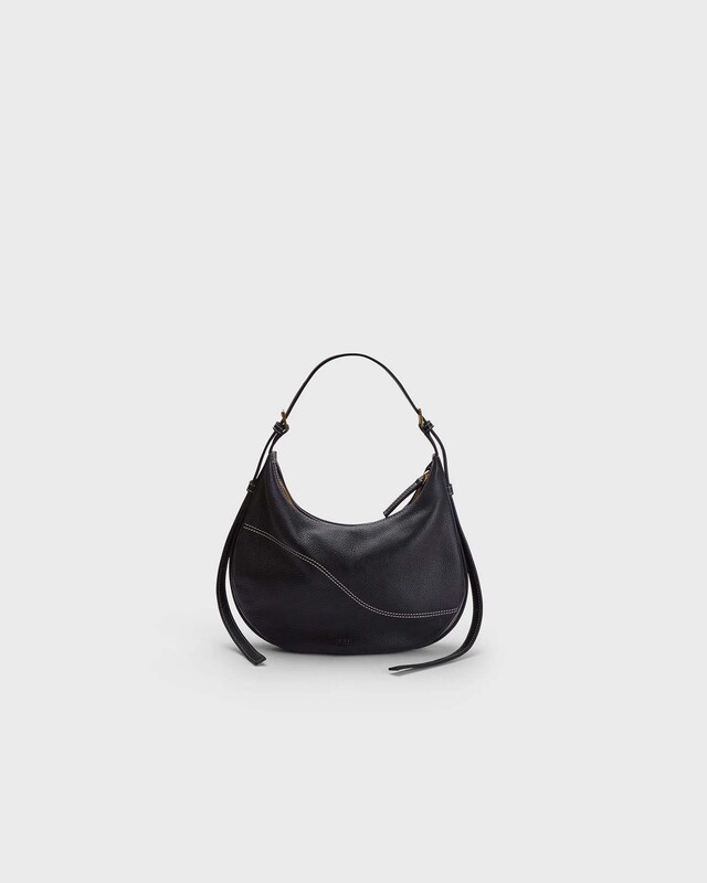 ATP Atelier Bag Liveri Black Contrast Stitch Black ONESIZE