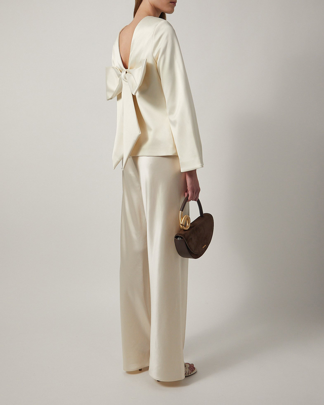 Malina Top Elna Bow  Vanilla 34