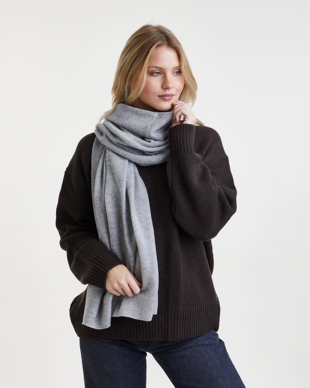 LISA YANG Scarf Cashmere Paris Grå ONESIZE