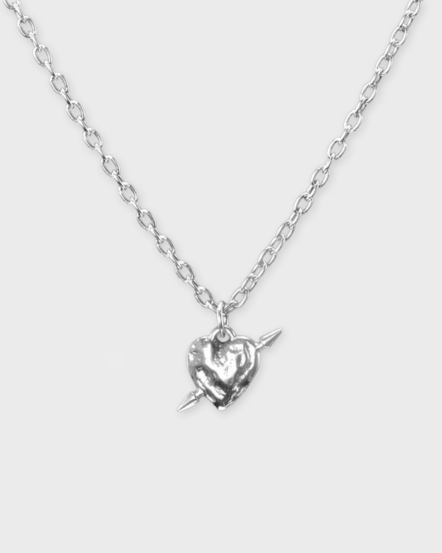 Maria Nilsdotter Halsband Tiny Tuvstarr's Heart Silver ONESIZE