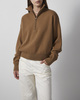 Wakakuu Icons Genser Macy Zip Wool Camel L
