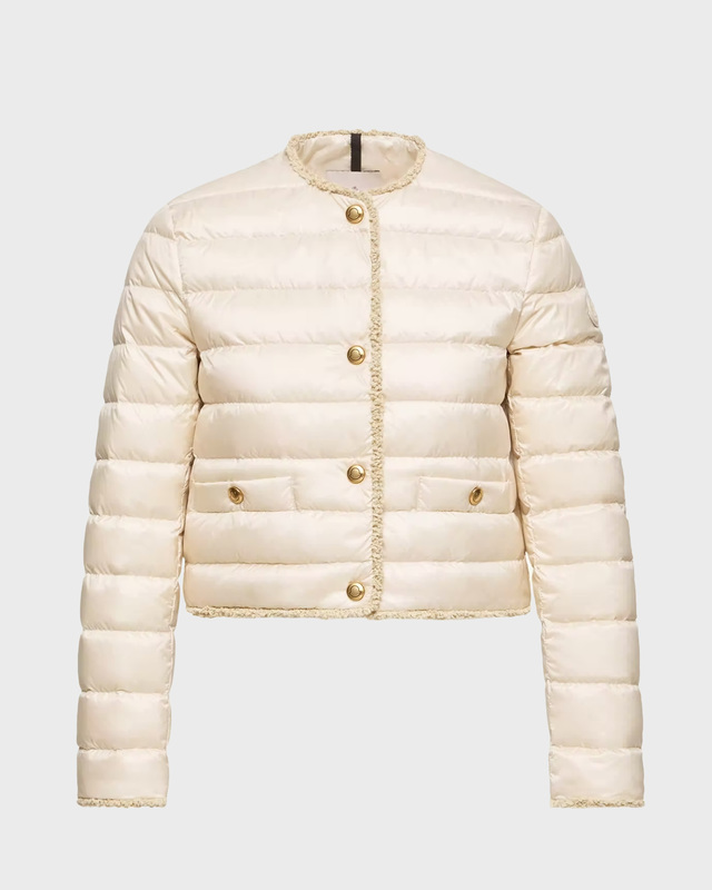 Moncler Jacket Fleurs  Ljusbeige MONCLER 5 (XL)