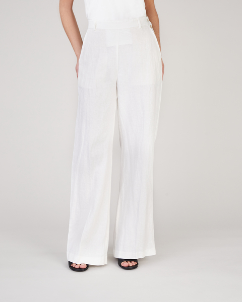 Linen Trousers White 1