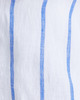 Polo Ralph Lauren Shirt Relaxed Long Sleeve Button Front Stripe Vit L