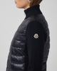 Moncler Cardigan Padded Wool Zip-Up Black M