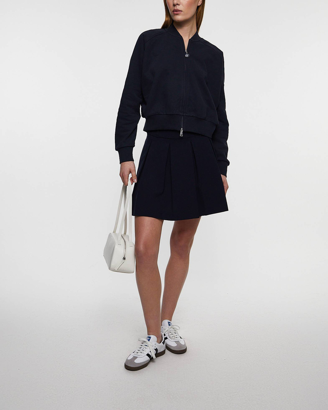 Moncler Kofta Zip-Up Cotton Fleece  Navy M