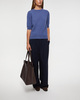 Wakakuu Icons Top London Wool Cashmere Blue L
