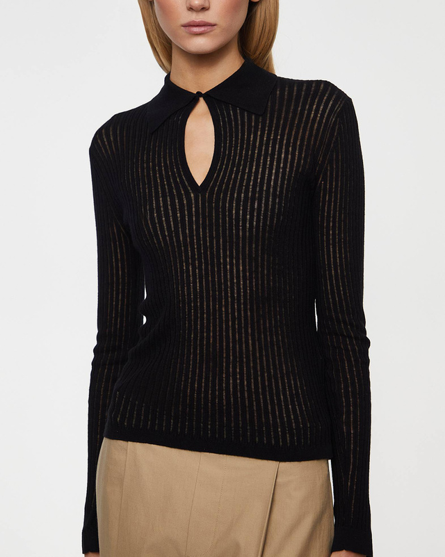 Max Mara Studio Top Egrege Black S