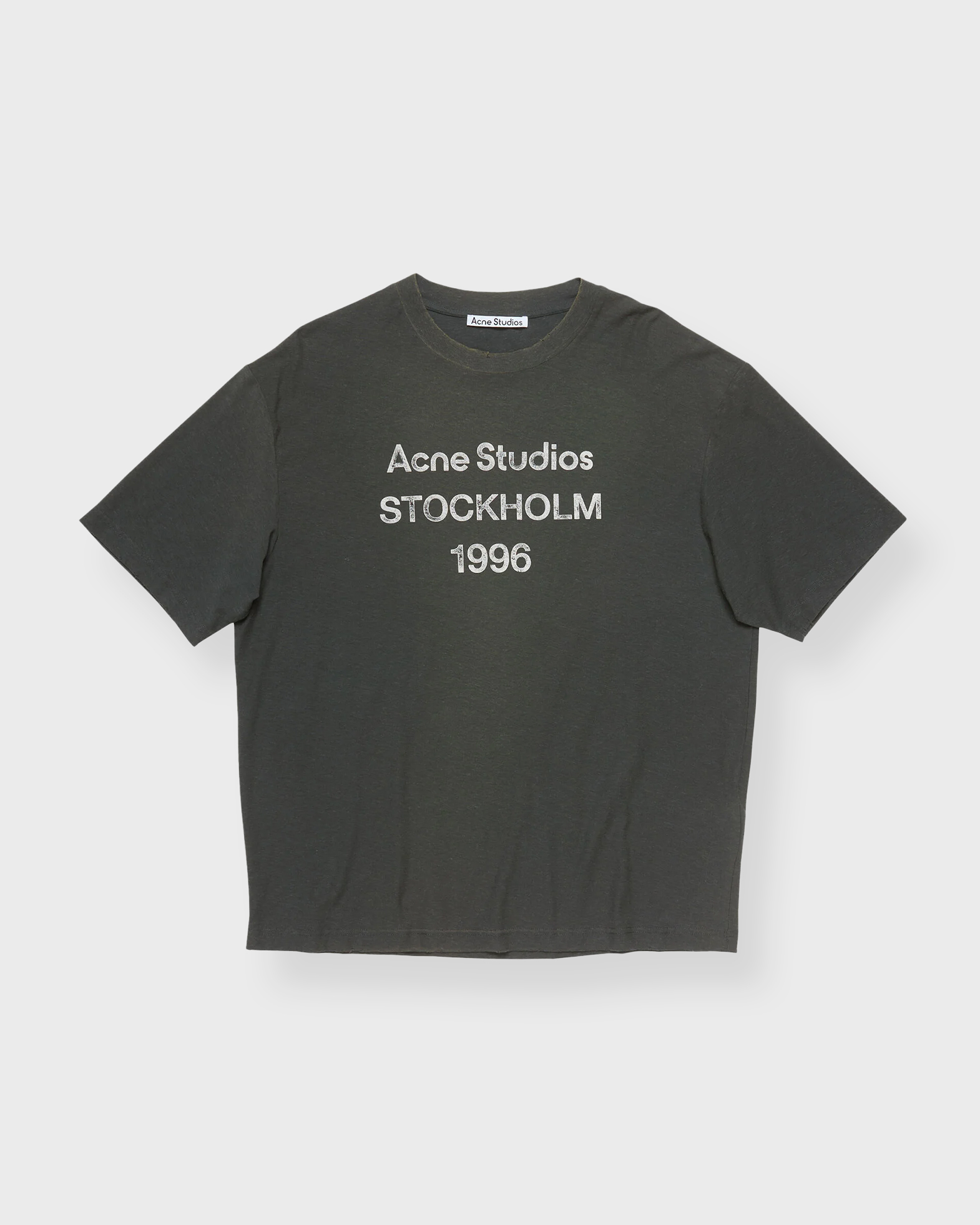 Acne Studios Unisex Black Logo Print T-Shirt - T-Shirts M - L - Image 2
