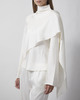 RÓHE Topp Silk Foulard Cream 36