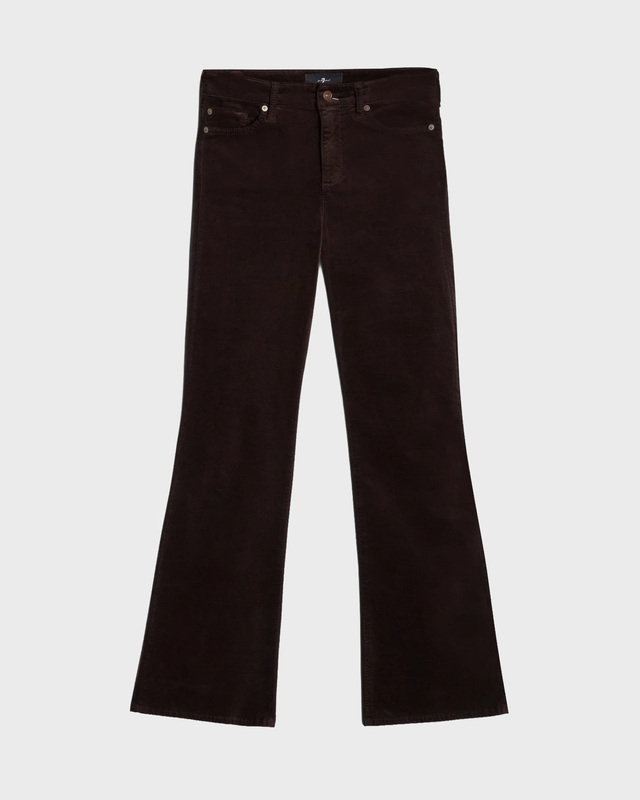 7 For All Mankind Jeans The Leggy Bootcut Velvet Chocolate 25