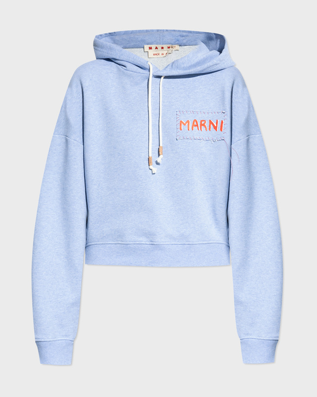 Marni Sweatshirt logo Ljusblå IT 40 (EUR 34)
