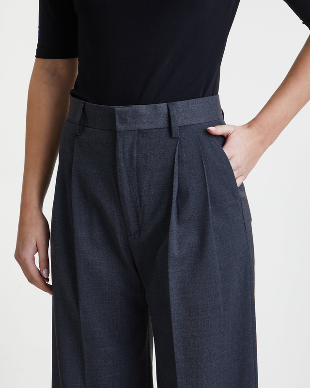 Filippa K Pants Darcey Wool Dark grey 36