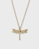 CBYC Necklace Diamond Dragonfly Gold Guld ONESIZE