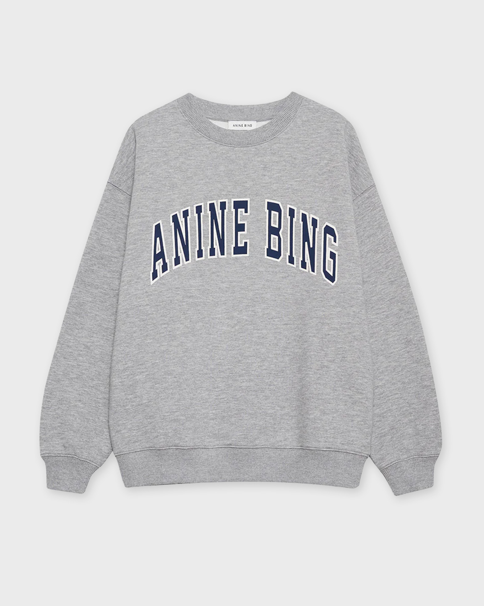 Anine Bing Women's Grey Melange Sweatshirt Spencer Xs