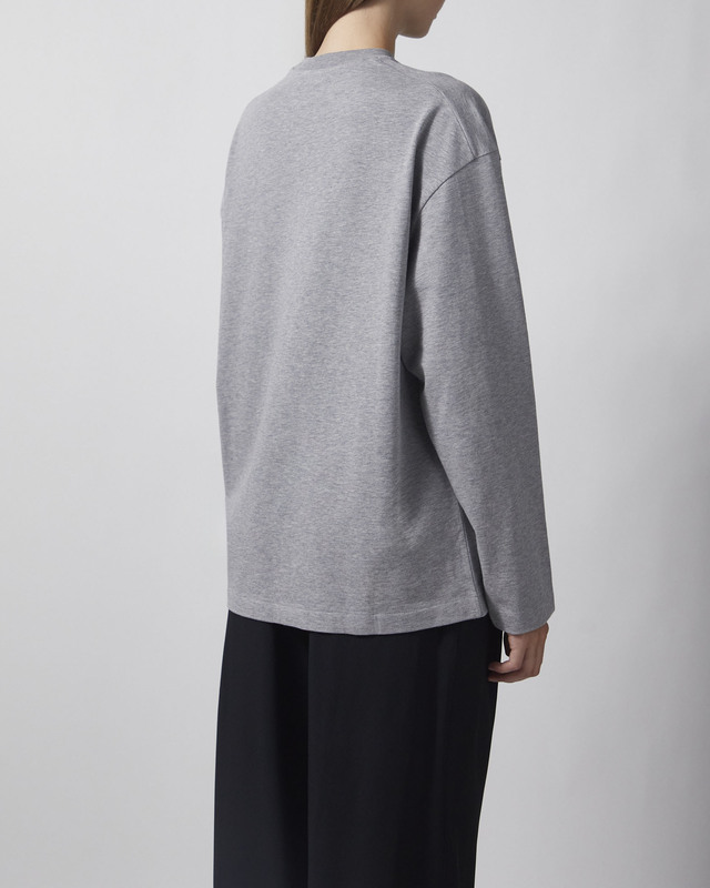 Jil Sander T-Shirt CN LS PNT Light Grey S