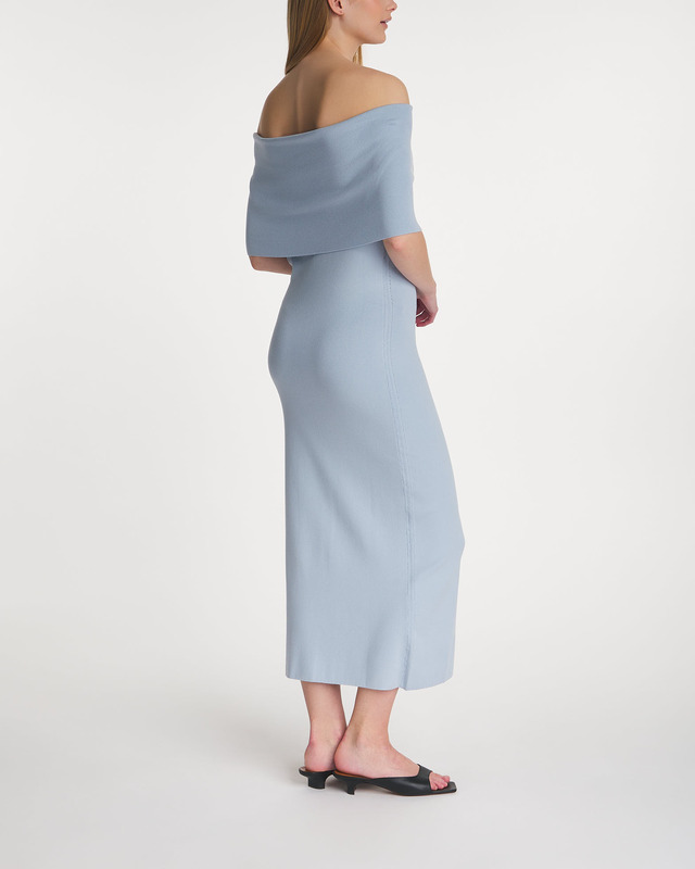 Filippa K Dress Off Shoulder Blå XS