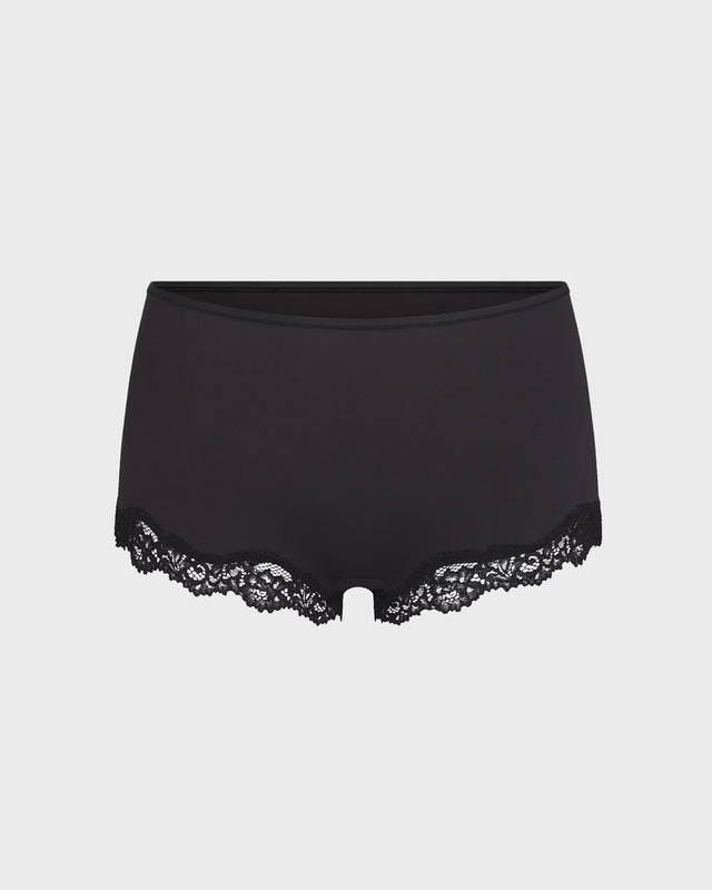 Skims Shortstrusser Fits Everybody Lace Onyx XXS